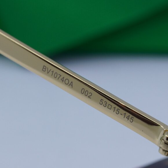 Bottega Veneta BV1074OA 002 Square Eyeglasses – Havana/Gold 53mm - Picture 9 of 10